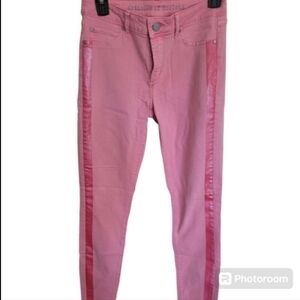 Articles of Society Pink Shimmer Denim Jeans Size 27